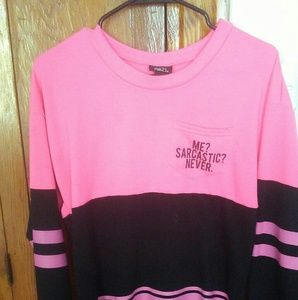 Me Sarcastic Never. Top